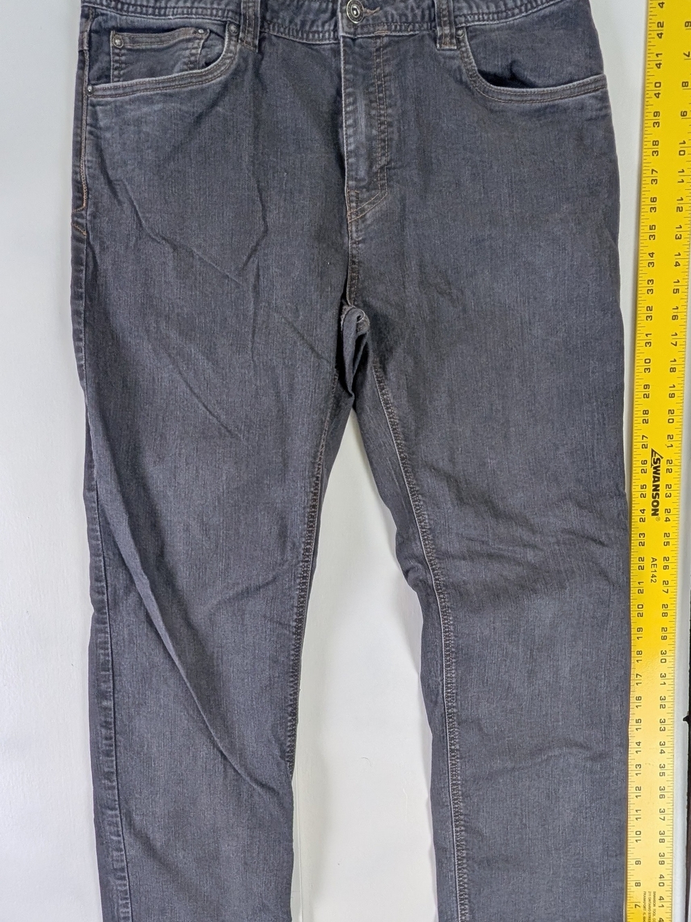 Prana Men's Charcoal Slim Straight Jeans